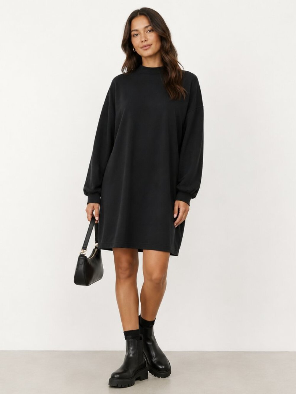 GAP Women's Black Sweater Dress, XL